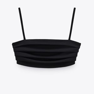 NWOT ZARA pleaded black top